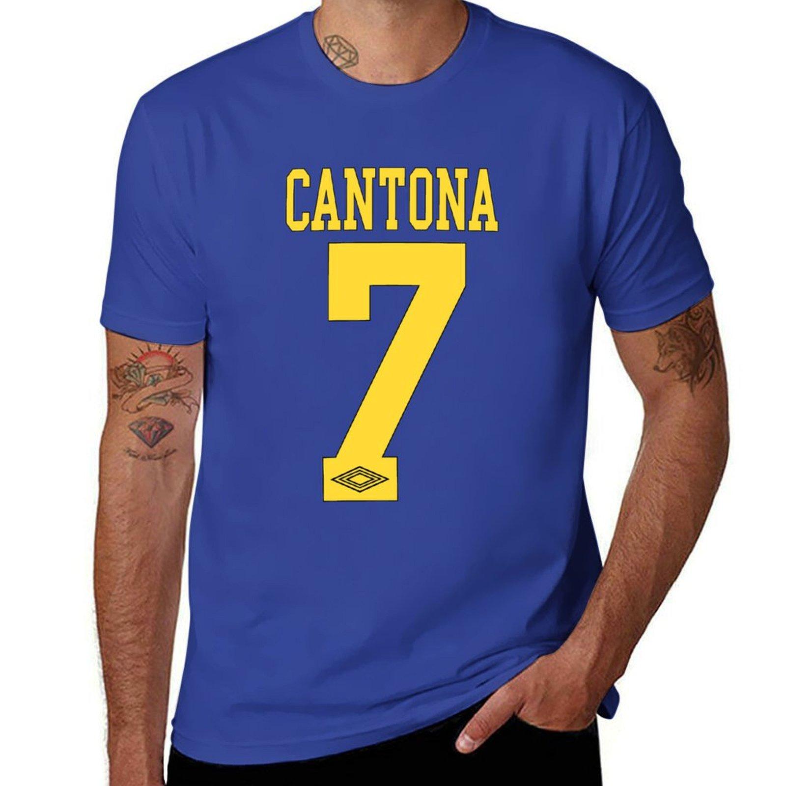 

Футболка Cantona 7 літні топи футболка на замовлення аніме фігурки чоловічі вінтажні футболки 3XL