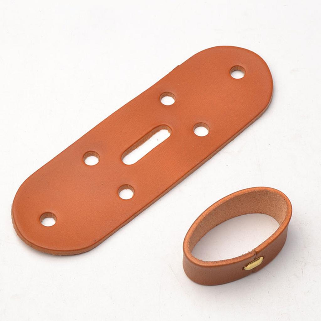 Belt Pin Buckle Connector Leather Replacement with Belt Keeper Durable Easy Install Belt Strap Fastening Accessories