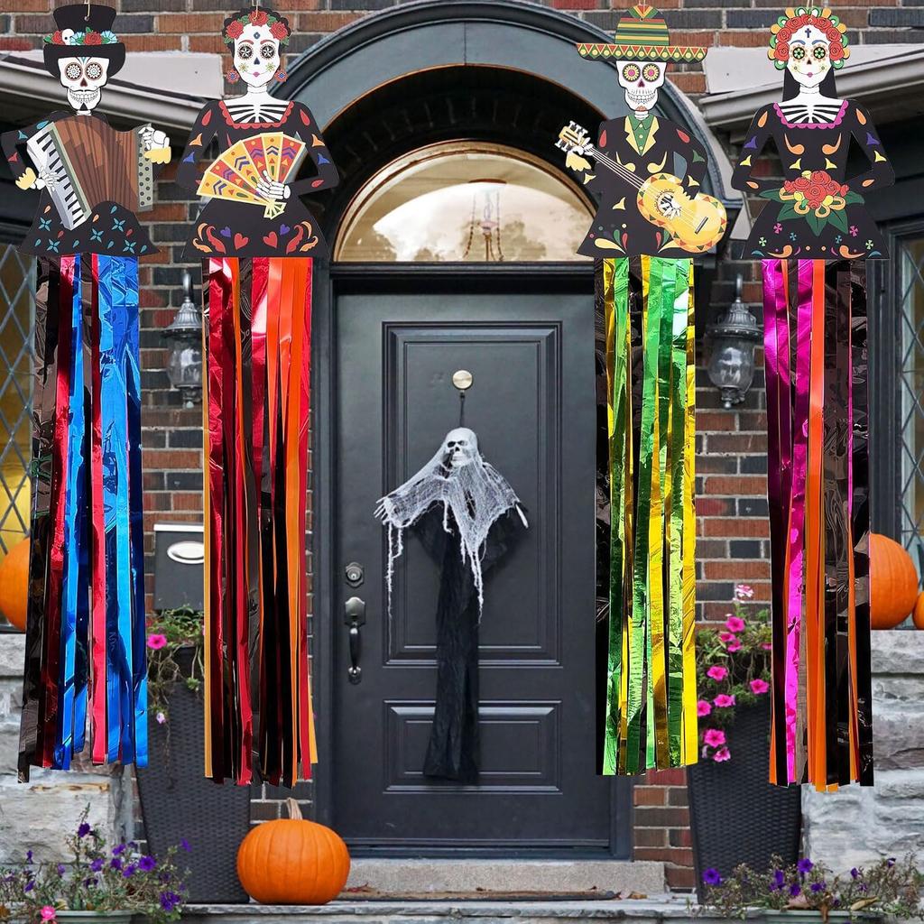 1-20PCS Halloween Pumpkin Bat Hanging Garland Party Decor for Bar Mall Scene Setup Background Wall Atmosphere Props