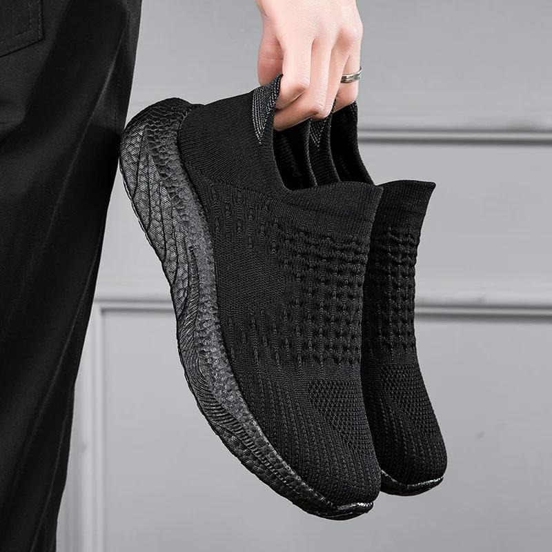 Casual Breathable Lightweight Sneakers Men Comfortable Running Shoes for Men Outdoor Mesh Designer Loafers Men Tenis Masculino