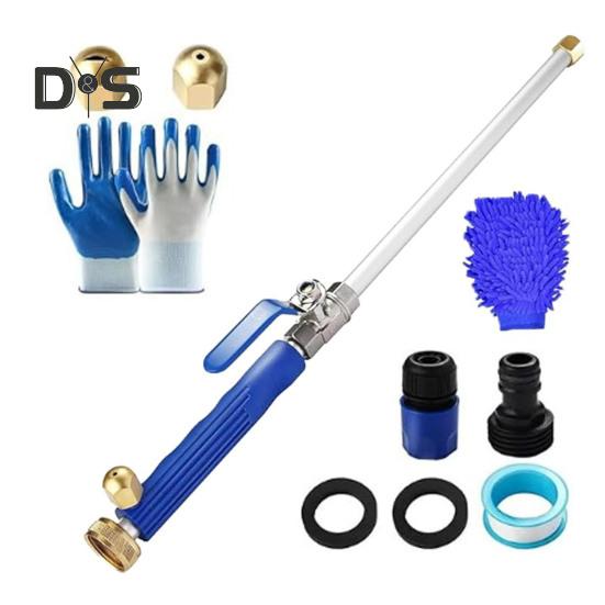 

Насадка для мытья под давлением, моечная машина высокого давления, портативная насадка для мытья автомобиля со шлангом, быстроразъемное соединение для мойки окон автомобиля, сада синий