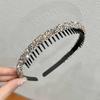 Diamond Non-Slip Headband for Women - 2024 Style for Taming Bangs and Short Hair.