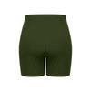 Plus Size Ribbed Knit High Waist Biker Shorts for Women Stretchy Elastic Waistband Comfortable Fit Casual Wear
