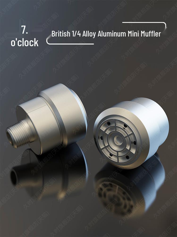 Oil-Free Silent Air Compressor Vacuum Pump Muffler Filter