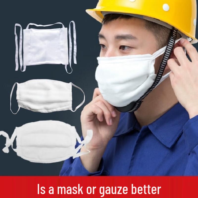 Moufou Head-mounted Thickened Gauze Dust Mask