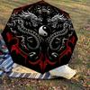 1PC Dragon Yin Yang Umbrella-8-Rib Reinforced, Automatic Open, Lightweight & Durable, Cute Fashion Accessory for Outdoor-A1265