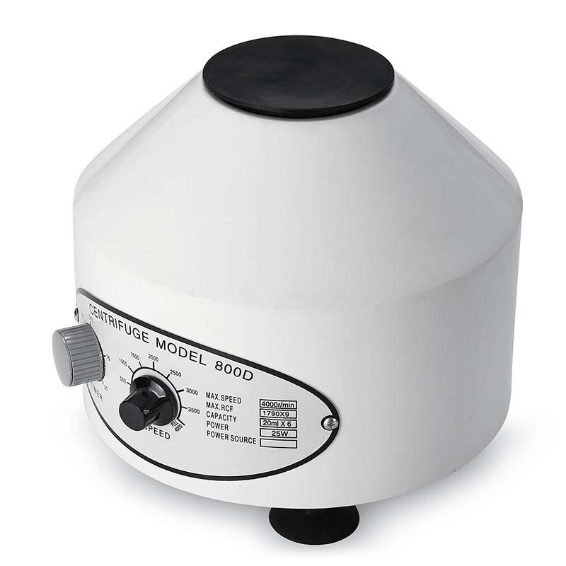 800D 4000 obr./min Elektryczna Maszyna Wirówkowa Laboratoryjna Praktyka Laboratoryjna Biurkowa Wirówka Laboratoryjna 25W 220V