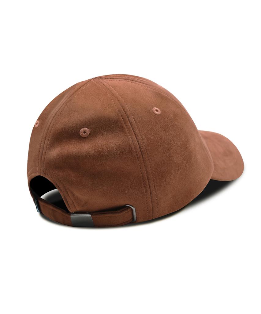 GLACK Gc073 Hairy Applique Suede Ball Cap (Brown)