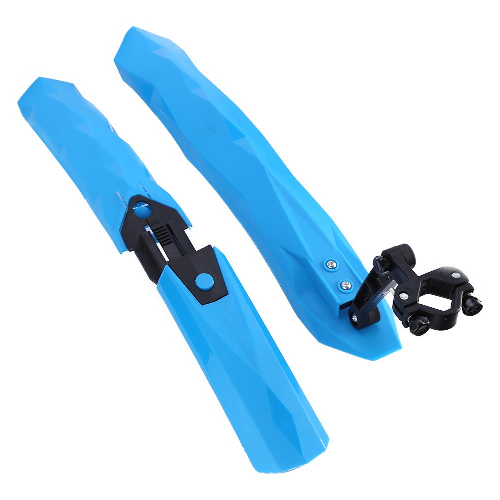 Mountain Bike s Set Cycling Front and Rear Mud Guards with LED Taillight (red)
