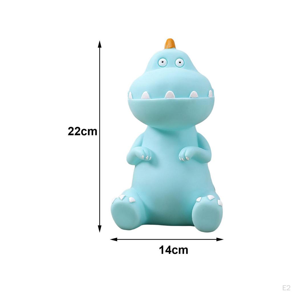 Dinosaur Piggy Bank Coin Banks Anti Slip Desktop Home Unbreakable Boys and Girls Figures