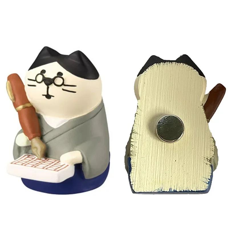 Resin Cute Cartoon Cat Fridge Magnetic Sticker Kawaii Zakka 3D Refrigerator Magnet Magnets Home Decoration Creative BirthdayGift