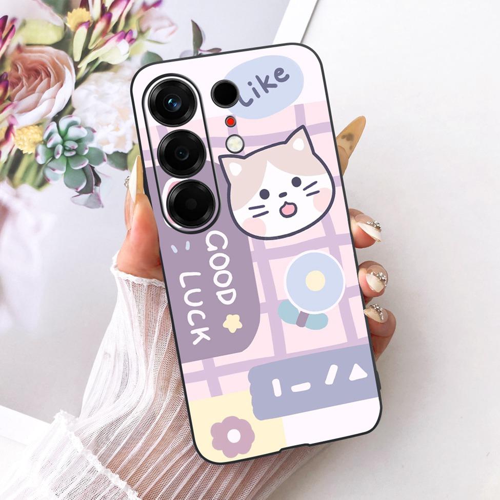For Tecno CN5 Case For Tecno Camon 50 4G Cover Fashion Butterfly Cute Cat Cool Painted Soft Phone Casing For Techno Camon50 4G