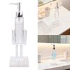 Nutcrackers Theme Soap Dispenser Hand Wash Liquid Soap Holder For Bathroom Use With Transparent Body Christmas Decors