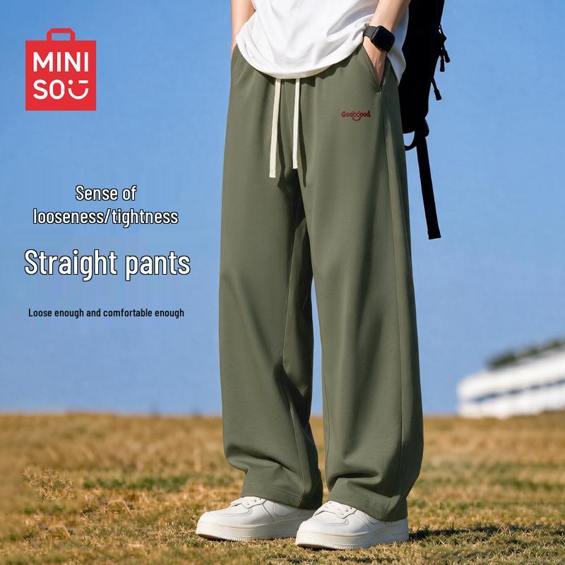 MINISO Men's Straight-Leg Casual Sport Pants