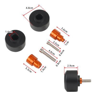 4Pcs Motorcycle Front&Rear Fork Wheels Frame Slider Crash Protector For KTM Duke RC 125 200 390