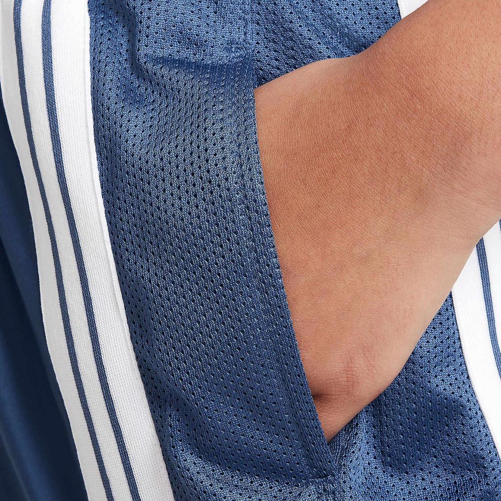 Nike Lässige lange Hose Colorblock Elastischer Bund Mittelhoch Aufschlag Kinderunterteile Blau FZ5237461
