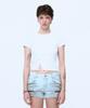INSTANTFUNK Snap Button T-Shirt - White