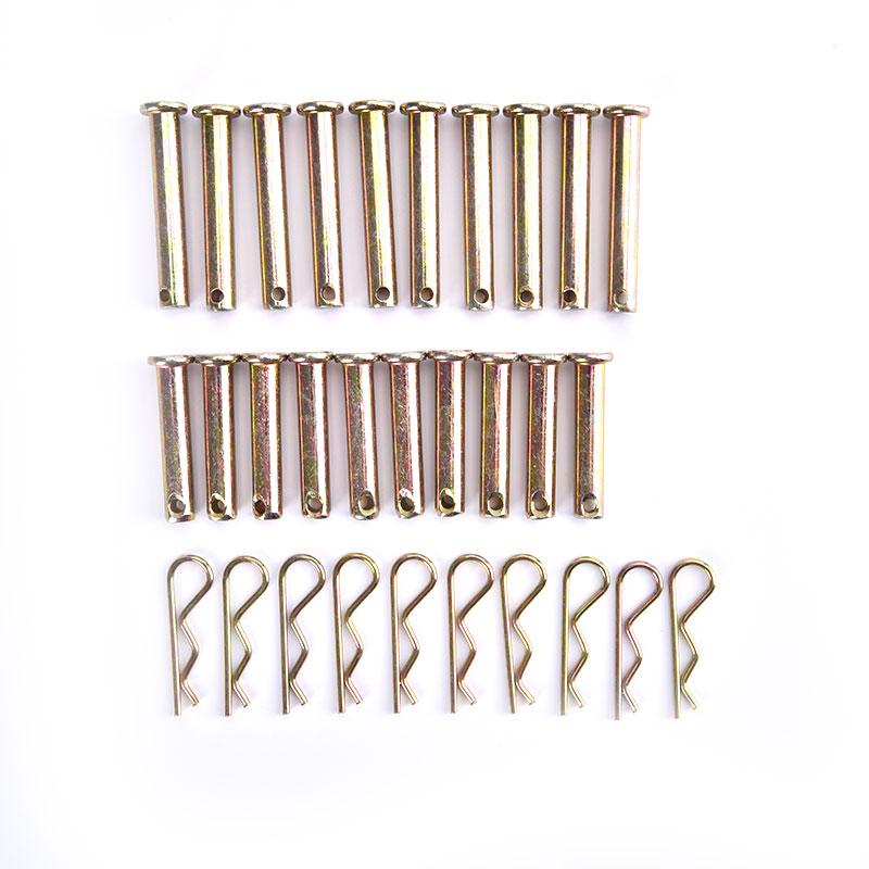 10 Teile/satz 186F Diesel Landwirtschaft Rotary Tiller Pin 8x40 8x50 Lock Pin Welle R Karte