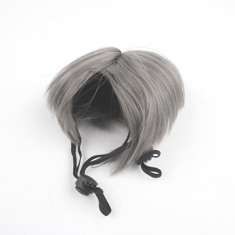 

Шикарный регулируемый серый парик для кошек и собак. Идеально подходит для стильных нарядов питомца