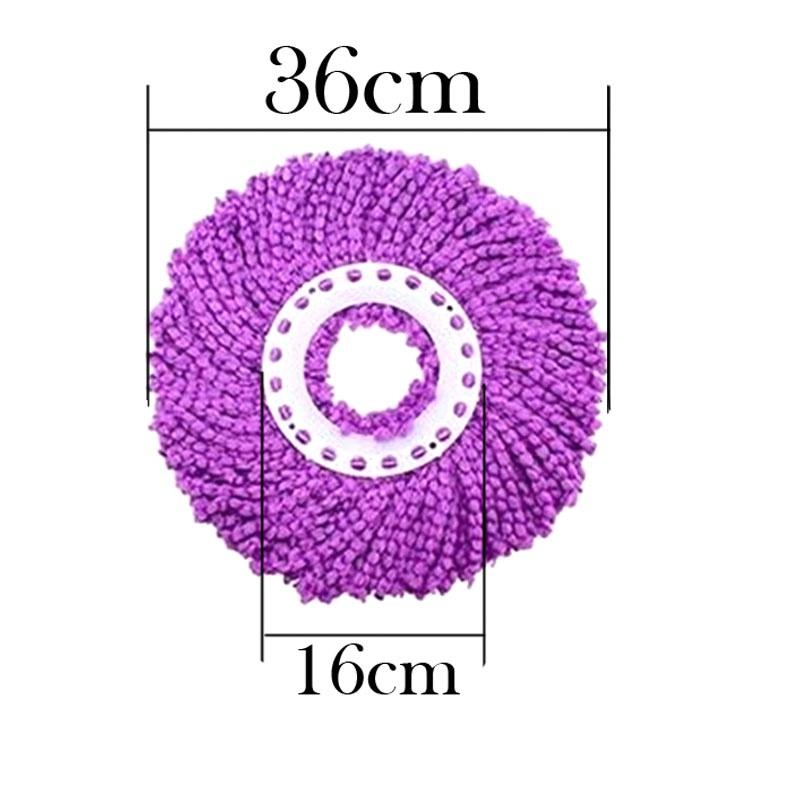 Magic Floor Mop 360° Bucket 2 Heads Microfiber Spin Spinning Rotating Head