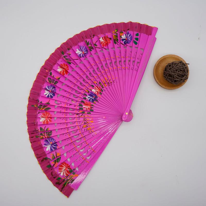 

1 шт. Красивые праздничные принадлежности для творчества подарок танцы двухсторонний полый складной веер