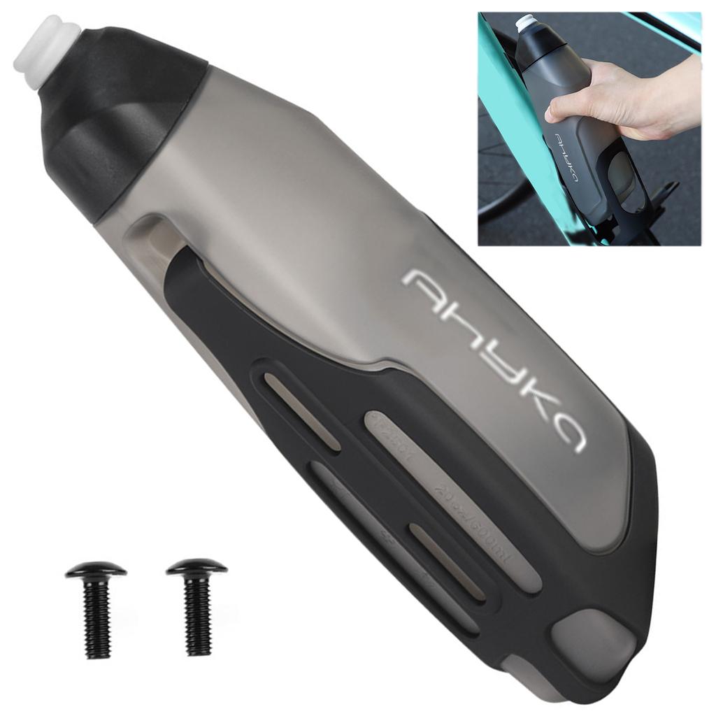 600ml Bicycle Aerodynamic Water Bottle Bracket Set MTB Road Bike Frame Down Tube Riding Water Kettle for Cycling & Sports