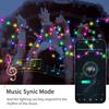 WS2812B RGBIC LED String Lights Garland Bluetooth 5V USB Music Dream Color Fairy Lights Christmas Birthday Wedding Party Decor