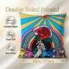 Grateful Dead Cushion Cover Cushion Cover Set 4Pcs 50X50 45X45 40X40 Pillowcase Decorative Sofa Home Decor