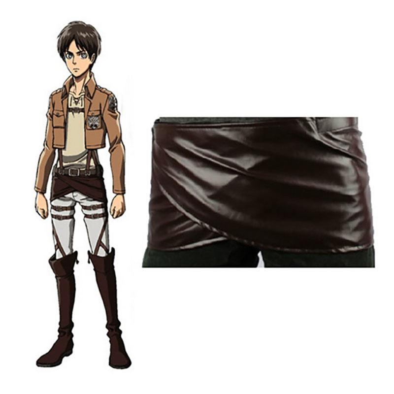 Stylish Attack On Titan Cosplay Pu Leather Skirt With Exquisite Workmanship For Fans