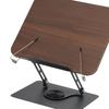 Reading Stand with Page Clips Recipes Rest Holder Foldable Book Holder Wooden Laptop Stand for Home Use