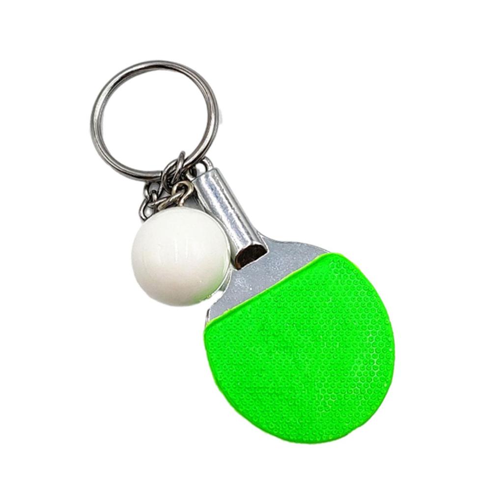 Sports Themes Table Tennis Keychain Exquisite Car Keys Holder Key for Family Valentine's Day Holiday