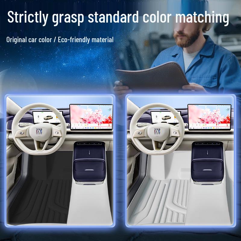 Eco-Friendly Waterproof & Dustproof Floor Mats for Zhijing L7 - Double-Layer Car Interior Accessory
