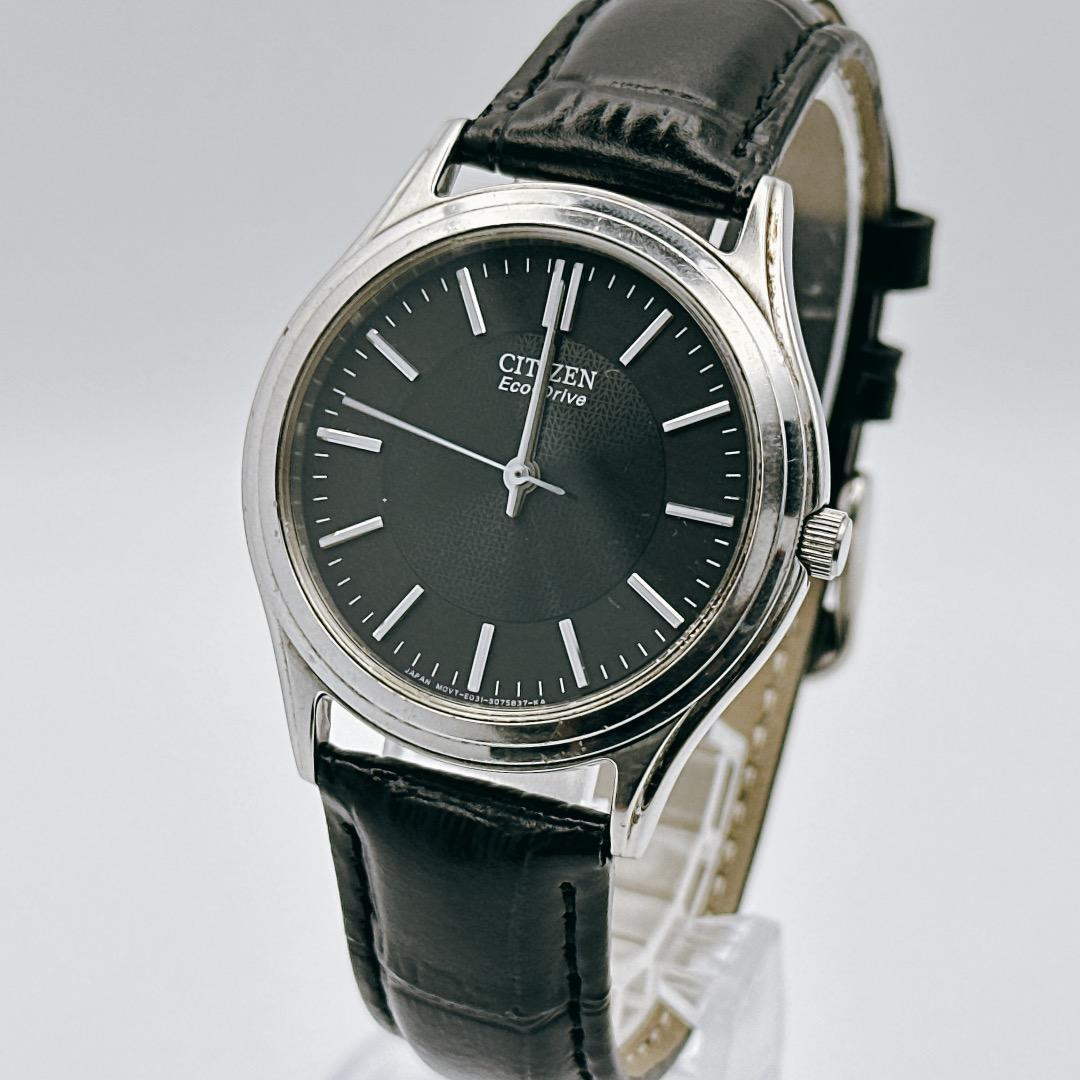 Used Good condition [operating/belt replaced] CITIZEN Citizen Eco Drive men s watch