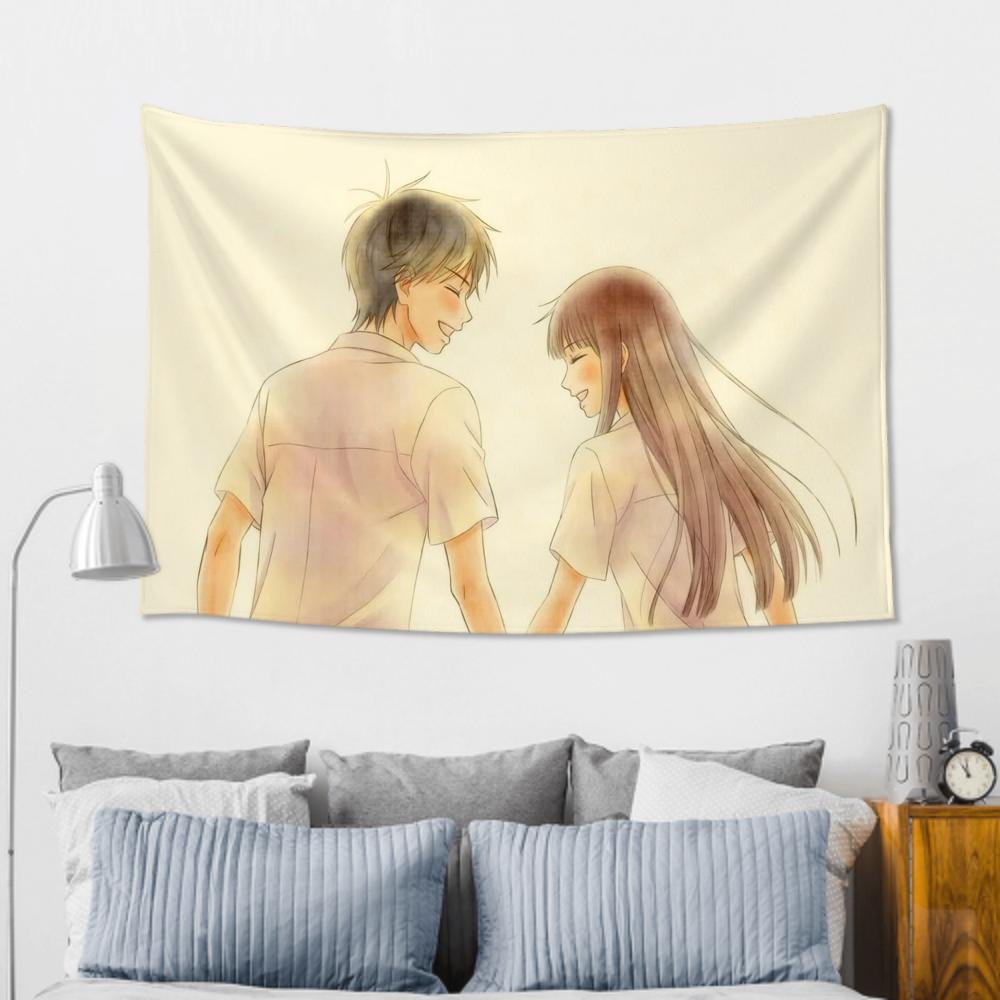 Comics Love Sawako Tapestry Room Decor Wall Cloth Party Hanging Background Room Decor Baby Room