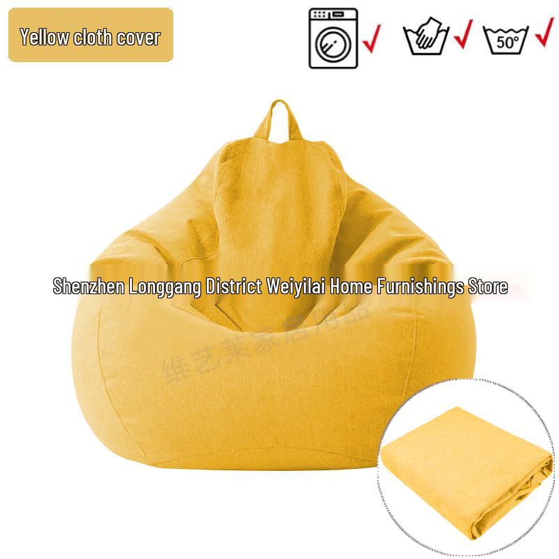 Japanese Tatami Bean Bag Sofa Cover – Lazy Sofa & Footstool Cushion
