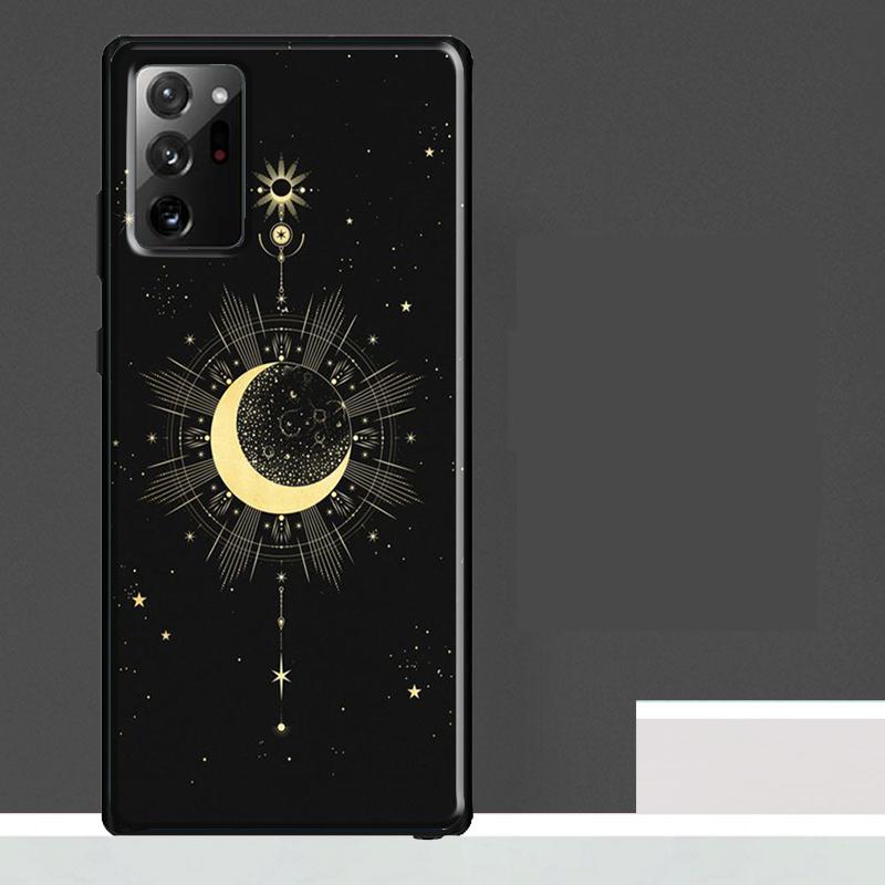 Galaxy Moon Stars Phase Totem Art Case For Samsung Galaxy S23 S24 S25 Ultra S9 S10 S20 S21 S22 Plus S23 FE S25 FE Phone Cover