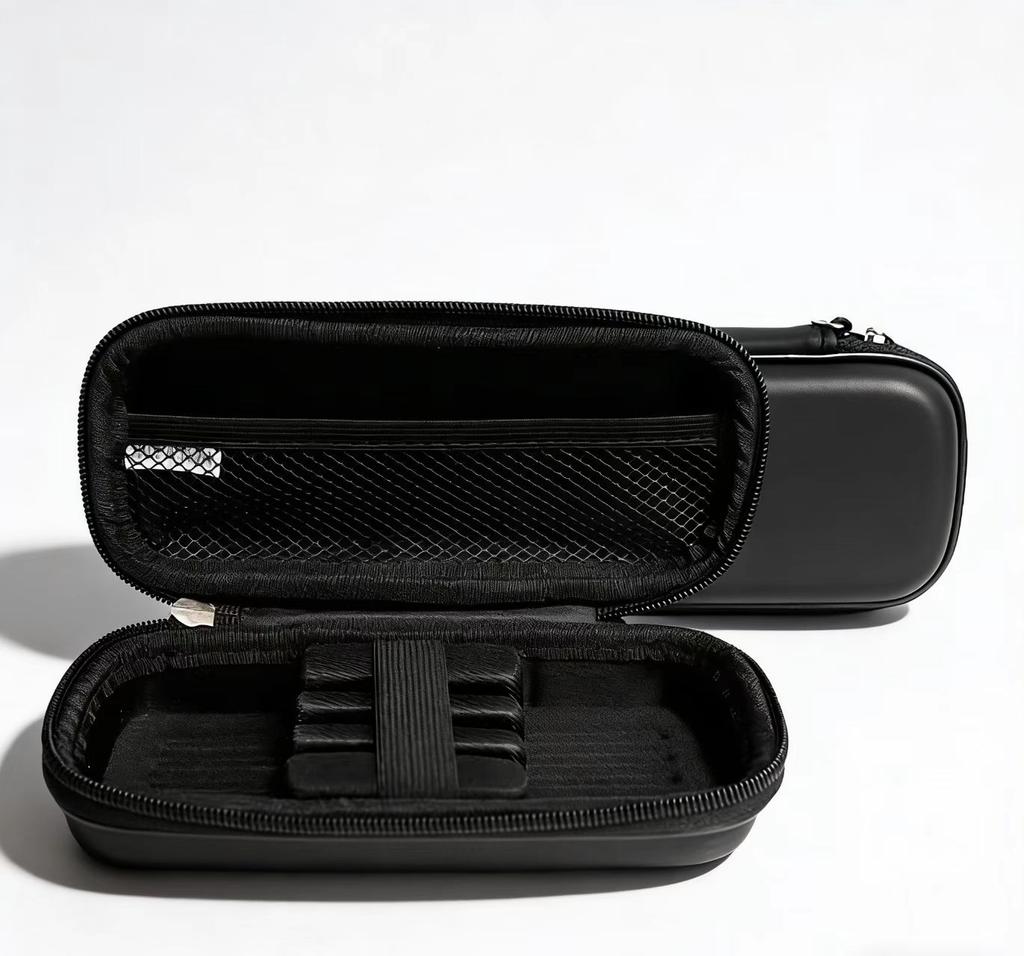 1PC EVA Tip Bag Organizer 3-Cell Boomerang Holder Shafts Carrying Case Box Pouch for Steel Plastic Tips Storage Drats Parts