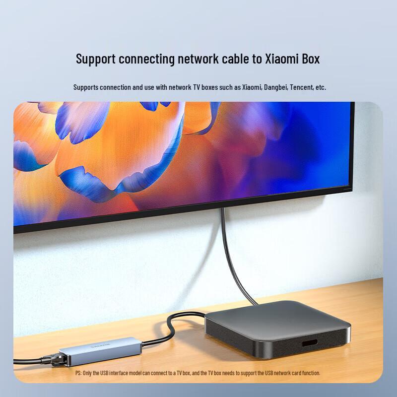 SAMZHE Type-C to Gigabit Ethernet and USB Hub (4-in-1)