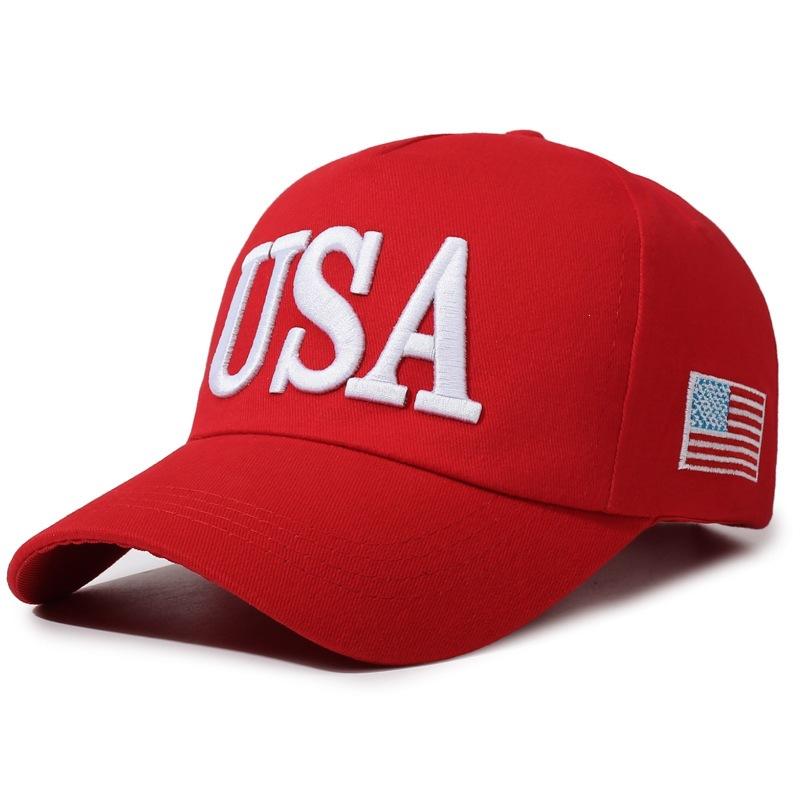 Cappello SA berretto da esterno con bandiera americana nuova lettera U visiera ricamata berretto da baseball