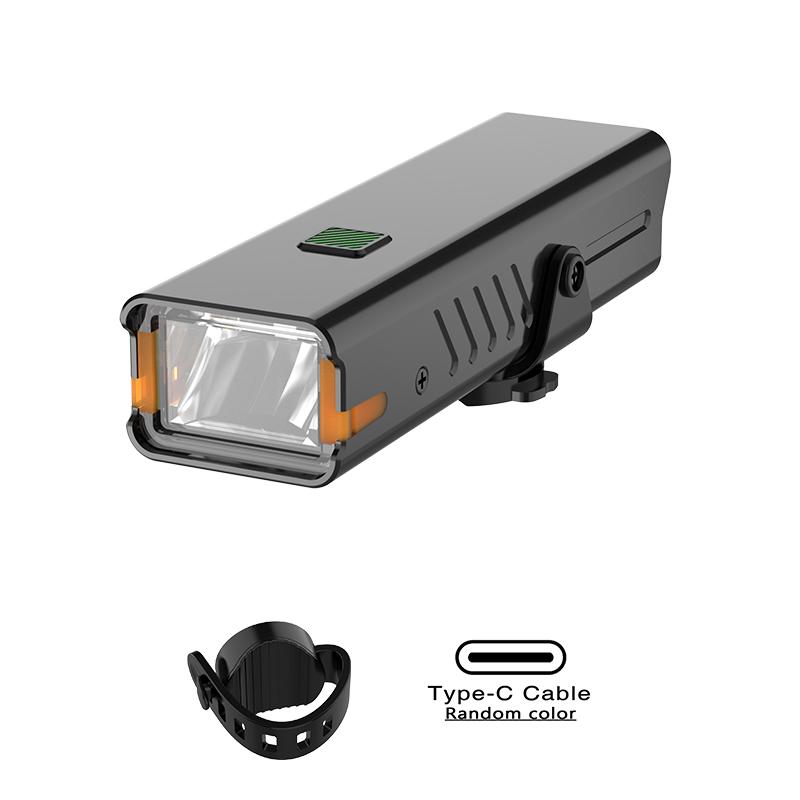 

LED Bike Front light TYPE-C Rechargeable MTB Bicycle Headlight Flashlight Night Riding Safety Warning Lights Cycling Accessories