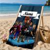 Custom Name Ro-blox Adventure Quests Beach Towel Microfiber Beach Towel, Lightweight and Quick-Dry, for Summer Travel, Swimming Pool Gift