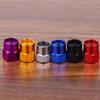 4Pcs Colorful Car Tires, Aluminum Alloy Colored Valve Caps, Sedan Dust Caps, Five Colored Spot Valve Caps