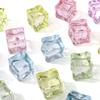 Acrylic Translucent Simulated Ice Cubes Non-porous Beads For DIY Necklace Bracelet Earrings Jewelry Making Craft Accessories