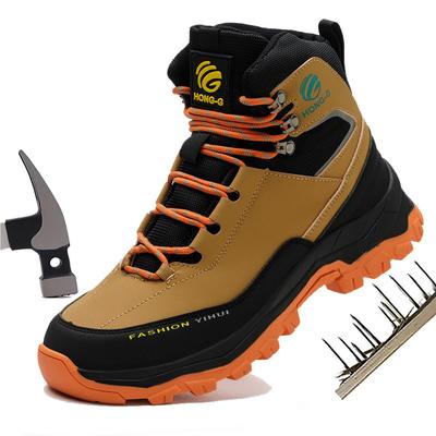 Work Safety Shoes Men's Anti-smash Work Shoes With Steel Toe Shoes Men Work Boots Anti-stab Safety Sneakers Male Safety Boots