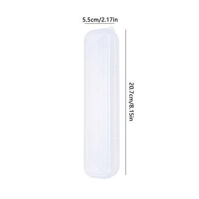 Organizador de pincéis de maquiagem transparente com capa, caixas de lápis de sobrancelha, organizador portátil de armazenamento de cosméticos para mulheres, ferramentas de maquiagem