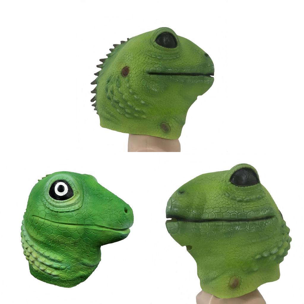 Funny Snake Head Mask With Latex Material For Costume Parties And Festivals