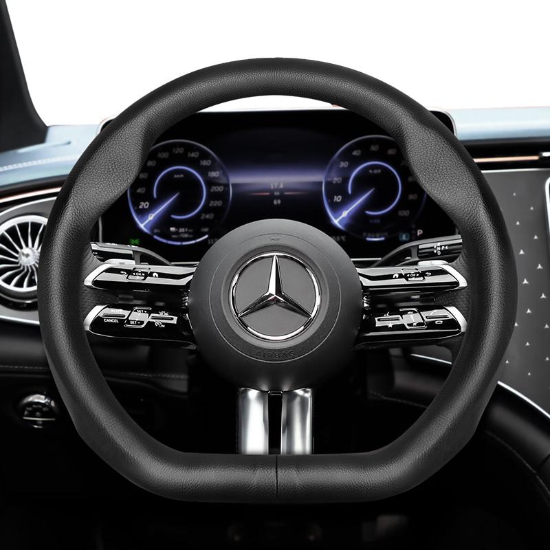 

For Mercedes-Benz D-Shaped Steering Wheel Cover Ultra - Thin Micro Fiber Leather W206 W177 W213 X253 W463 C118 W176 W247 W205