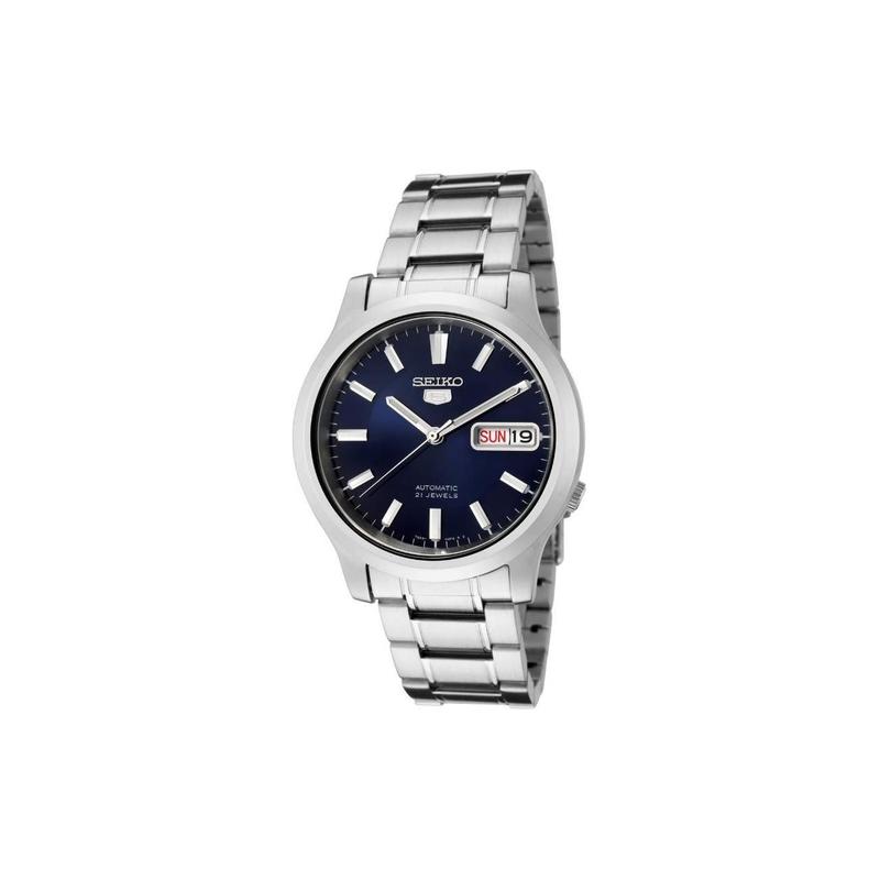 SEIKO 30-meter waterproof sports and leisure Automatic Steel Strap men s watch blue dial SNK793K1 синий