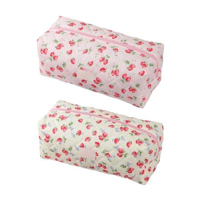Adorable Anime Style Strawberry Cosmetic Pouch Fashion Makeup Bag Storage Pouch Perfect For Girls And Women