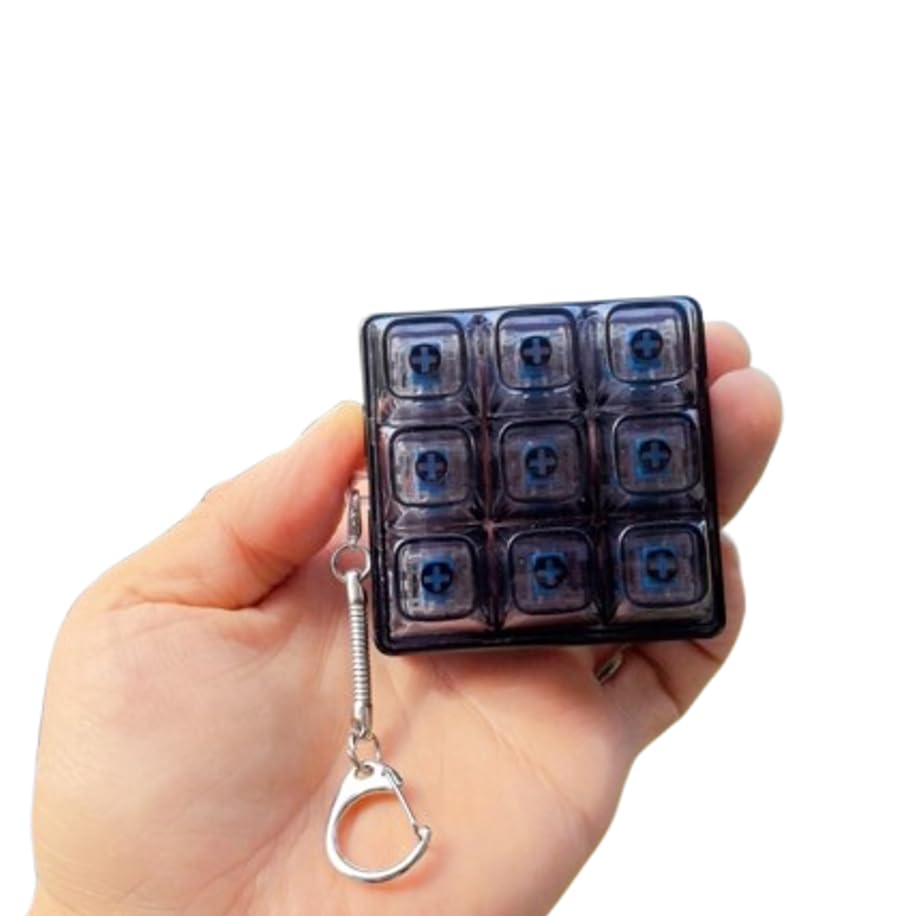 Mechanický klávesový spínač Klávesnice Přívěsek na klíče Tester klávesových spínačů 9 kláves